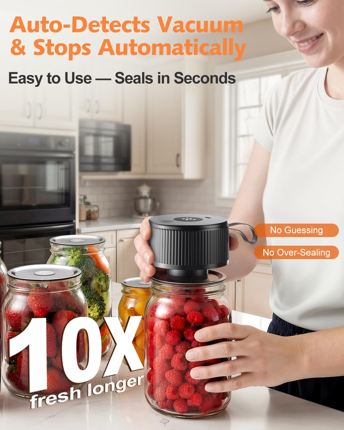 Auletor one-piece handheld sealer demonstrated for easy, single-handed use