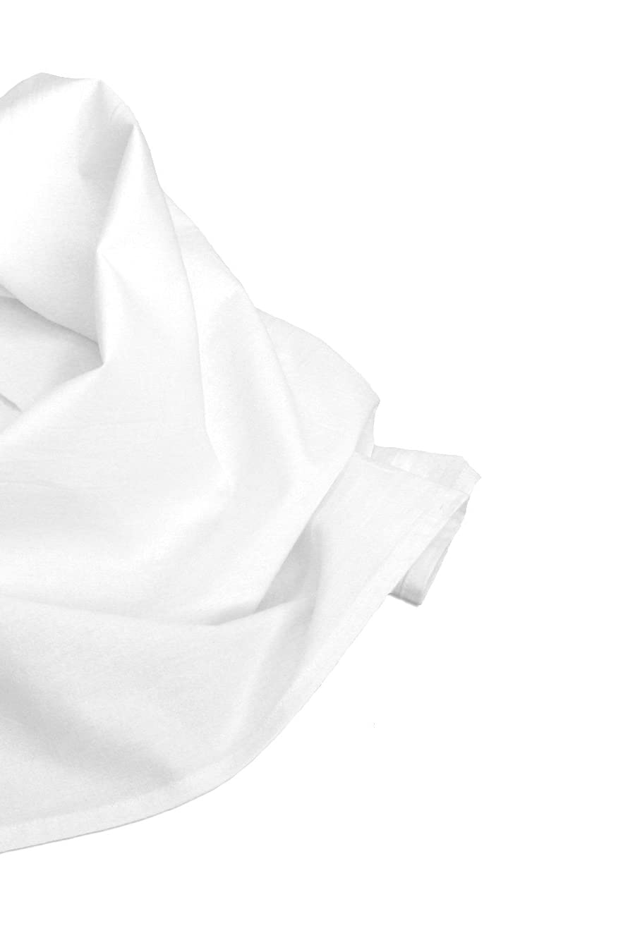 Aunt Martha's flour sack towels white ready to absorb spills effectively.