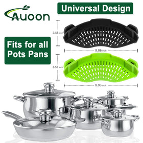 AUOON strainer is dishwasher safe and easy to clean.