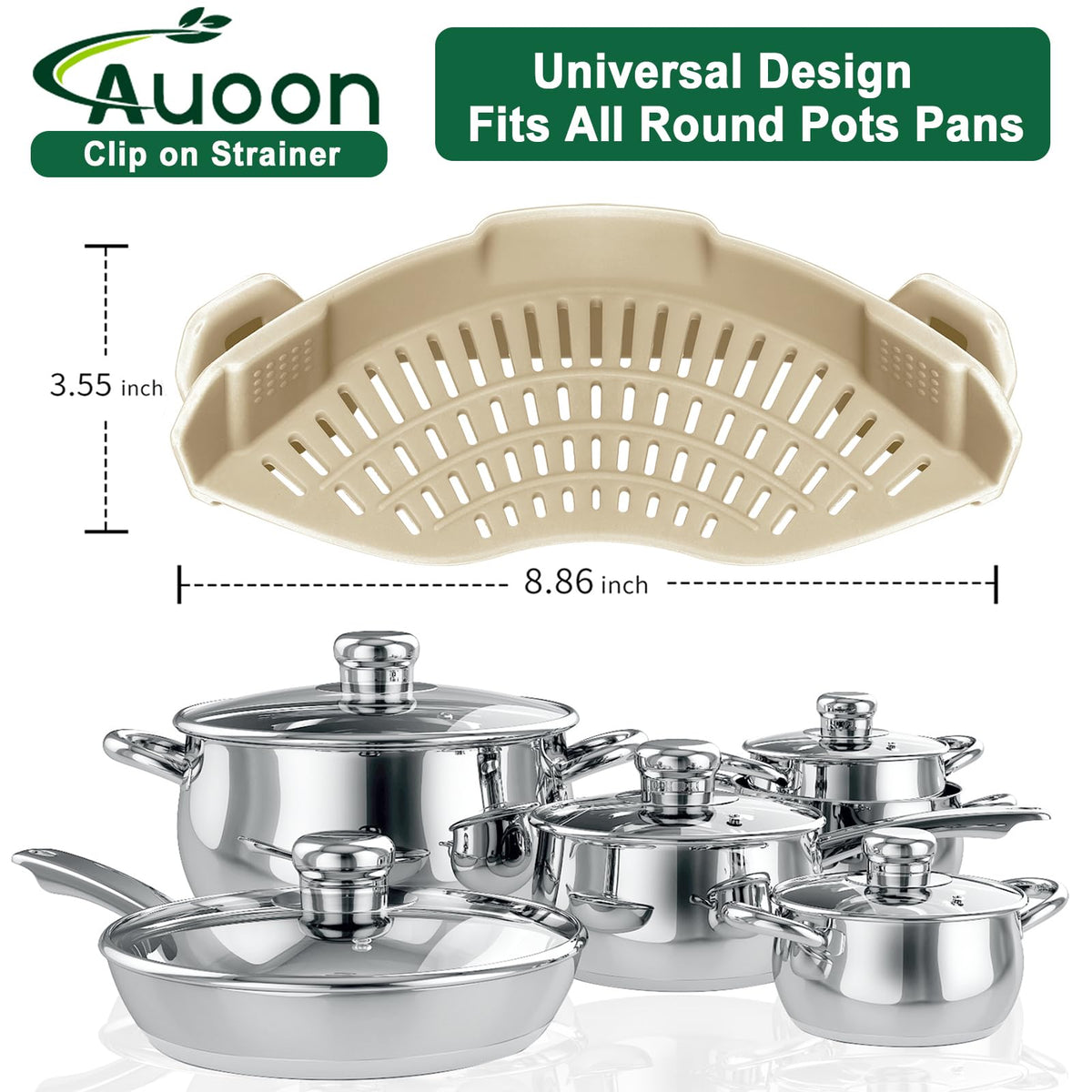 AUOON Dishwasher-safe design for easy cleanup after meals