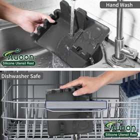 AUOON spoon rest is dishwasher-safe for fast, convenient cleaning.