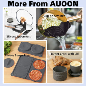 AUOON stylish spoon rest adds a gift-ready touch to any kitchen.