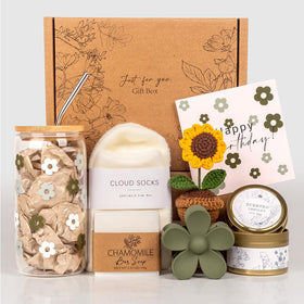 AUOVKOCA lavender soy candle for cozy evenings