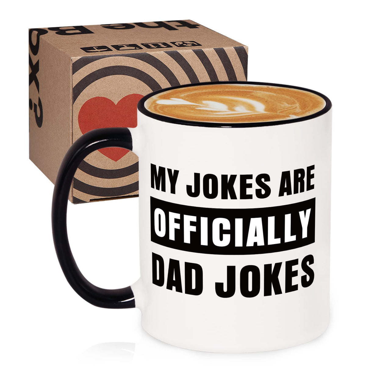Aurahouse New Dad Mug on office desk, conversation starter for colleagues