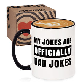 Aurahouse New Dad Mug on office desk, conversation starter for colleagues
