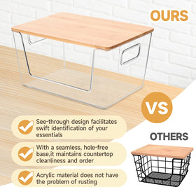 Versatile Aurblozen bins suit kitchen, pantry, or bathroom storage