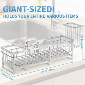 Aurblozen rustproof kitchen caddy highlights durable stainless steel and long term use