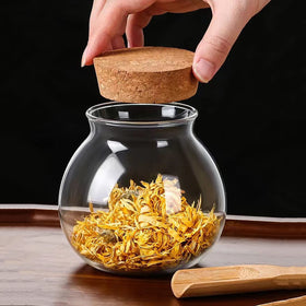 Aurfedes jars used for cookies and snacks for organized pantry
