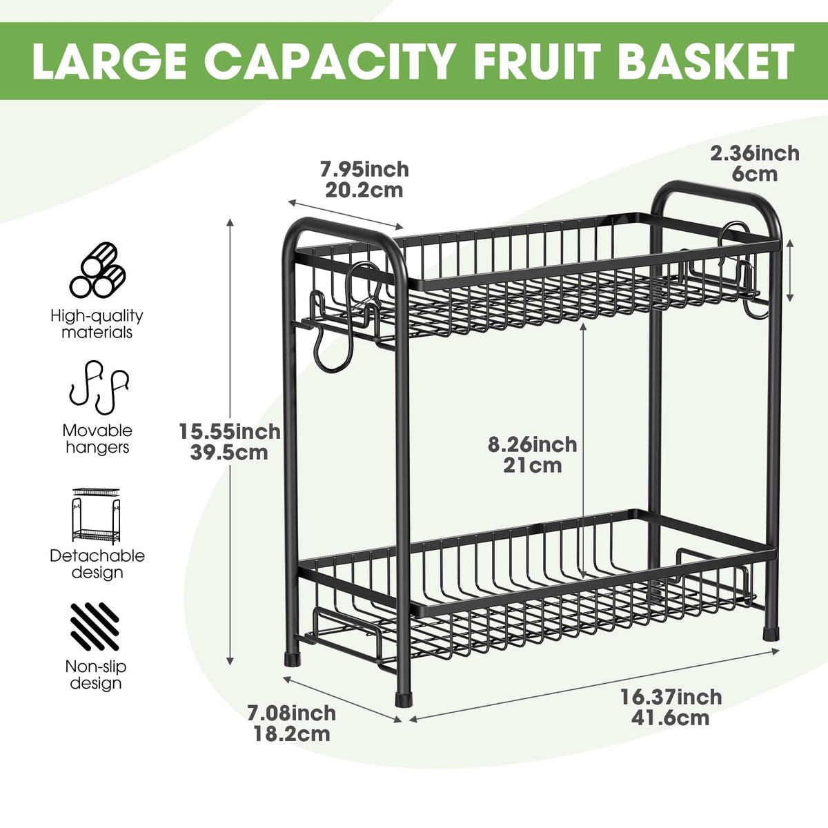AURIKAR basket demonstrates tool‑free assembly for quick setup.