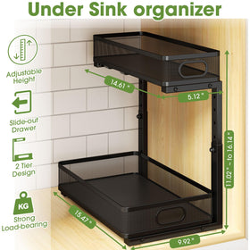 Silent glide pull-out drawers by AURIKAR for quiet cabinet access