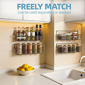 Each AURIKAR tier holds six 8oz jars for flexible storage.