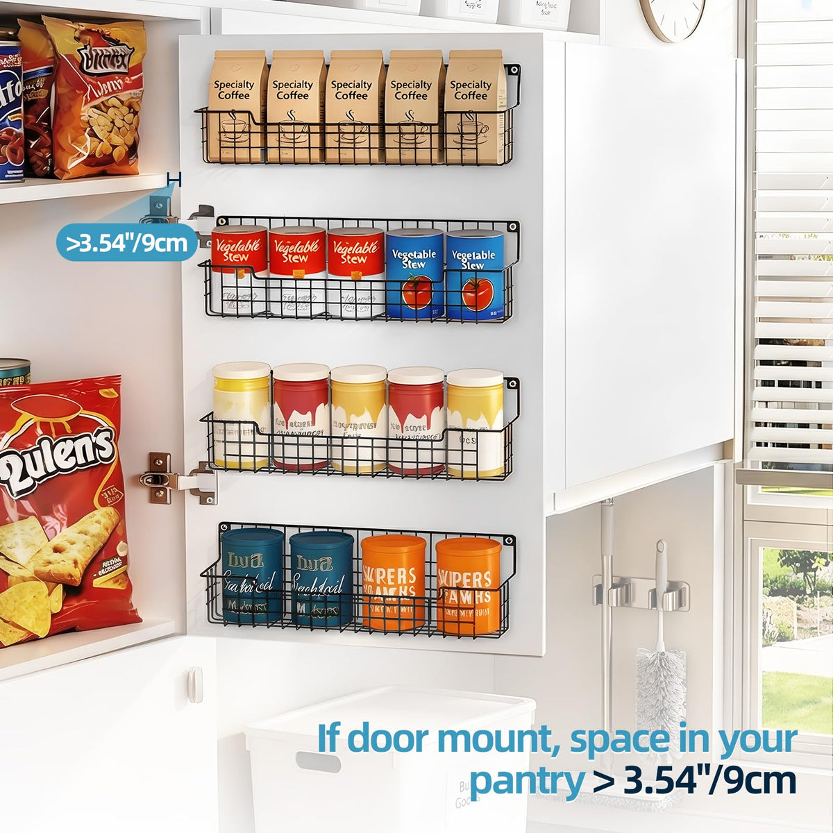 AURIKAR spice rack organized in a pantry or kitchen for better visibility.