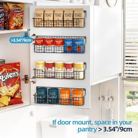 AURIKAR spice rack organized in a pantry or kitchen for better visibility.