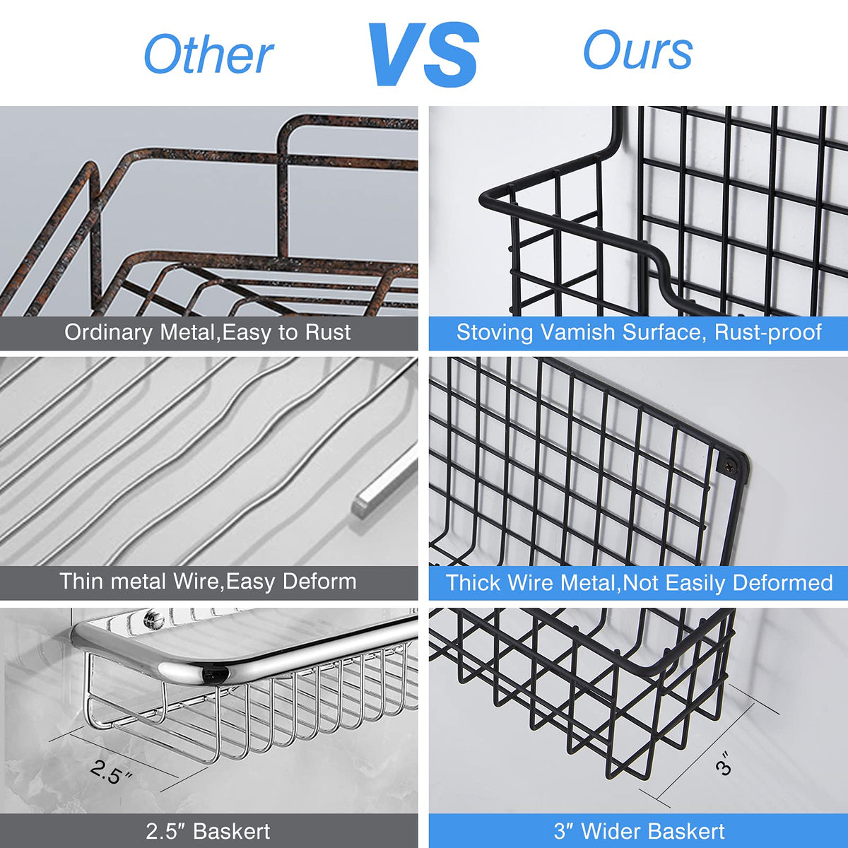 Versatile AURIKAR rack suitable for kitchen, pantry, bathroom, or RV.