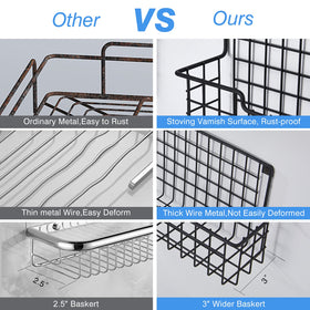 Versatile AURIKAR rack suitable for kitchen, pantry, bathroom, or RV.