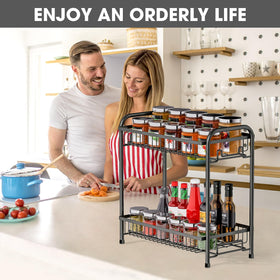 AURIKAR waterproof metal rack resists moisture and cleans easily.