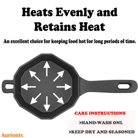 Aurionix easy-care cast iron that lasts with proper hand washing