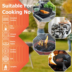 Aurionix skillet lid fits securely for easy covered cooking.
