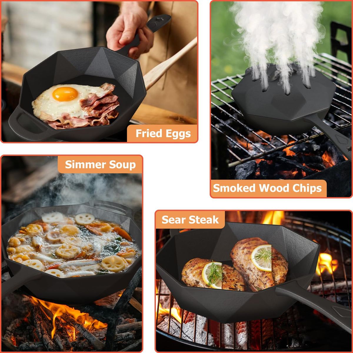 Aurionix silicone gloves protect hands when handling hot cookware.