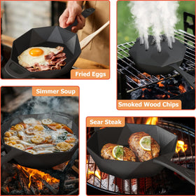 Aurionix silicone gloves protect hands when handling hot cookware.
