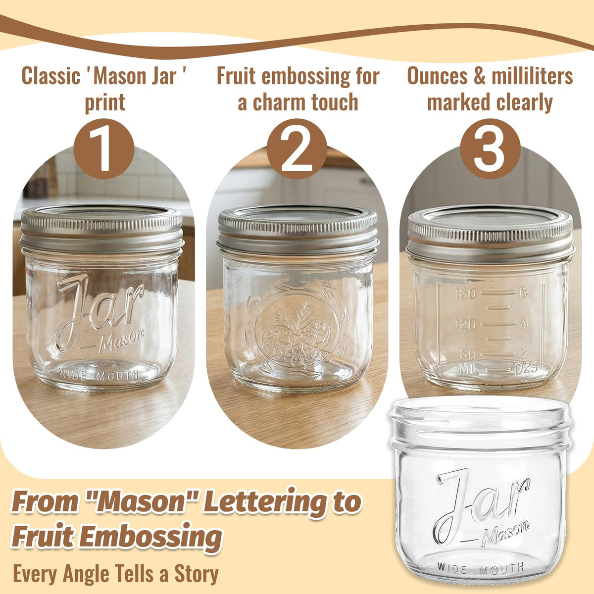 AuroTrends craft kit jars with silver lids and decorative tags for gift-ready presentations.