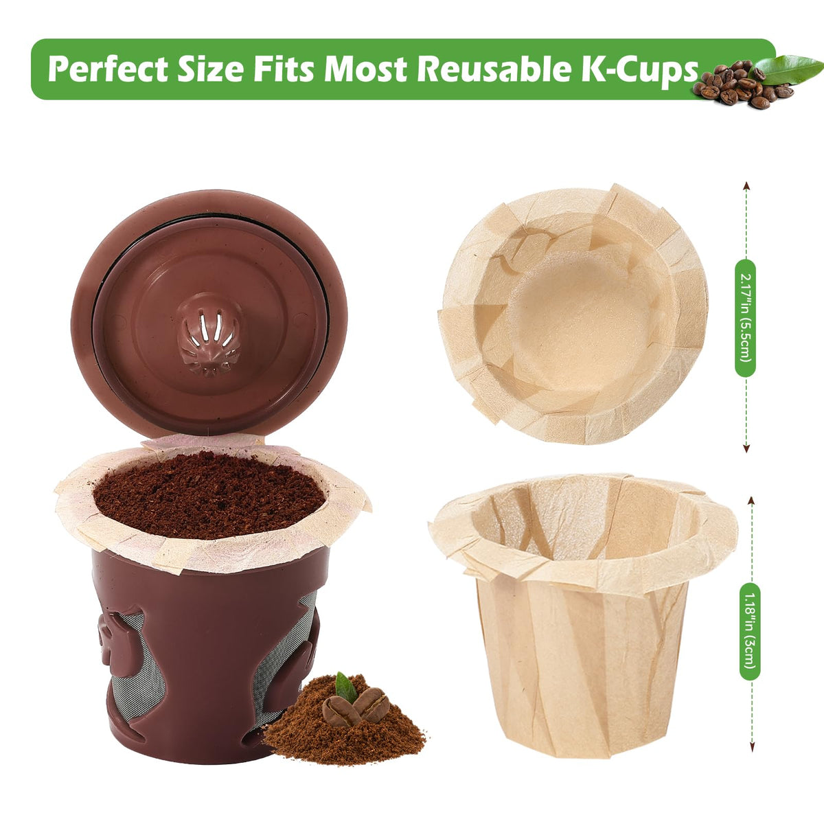 Aussen fits most K-Cups with minimal mess and balanced flavor.