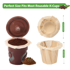 Aussen fits most K-Cups with minimal mess and balanced flavor.