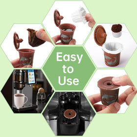 Aussen Keurig cup filter insertion for quick setup
