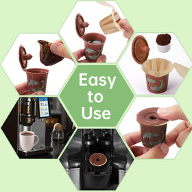 Aussen unbleached paper filter maintains flavor with steady flow.