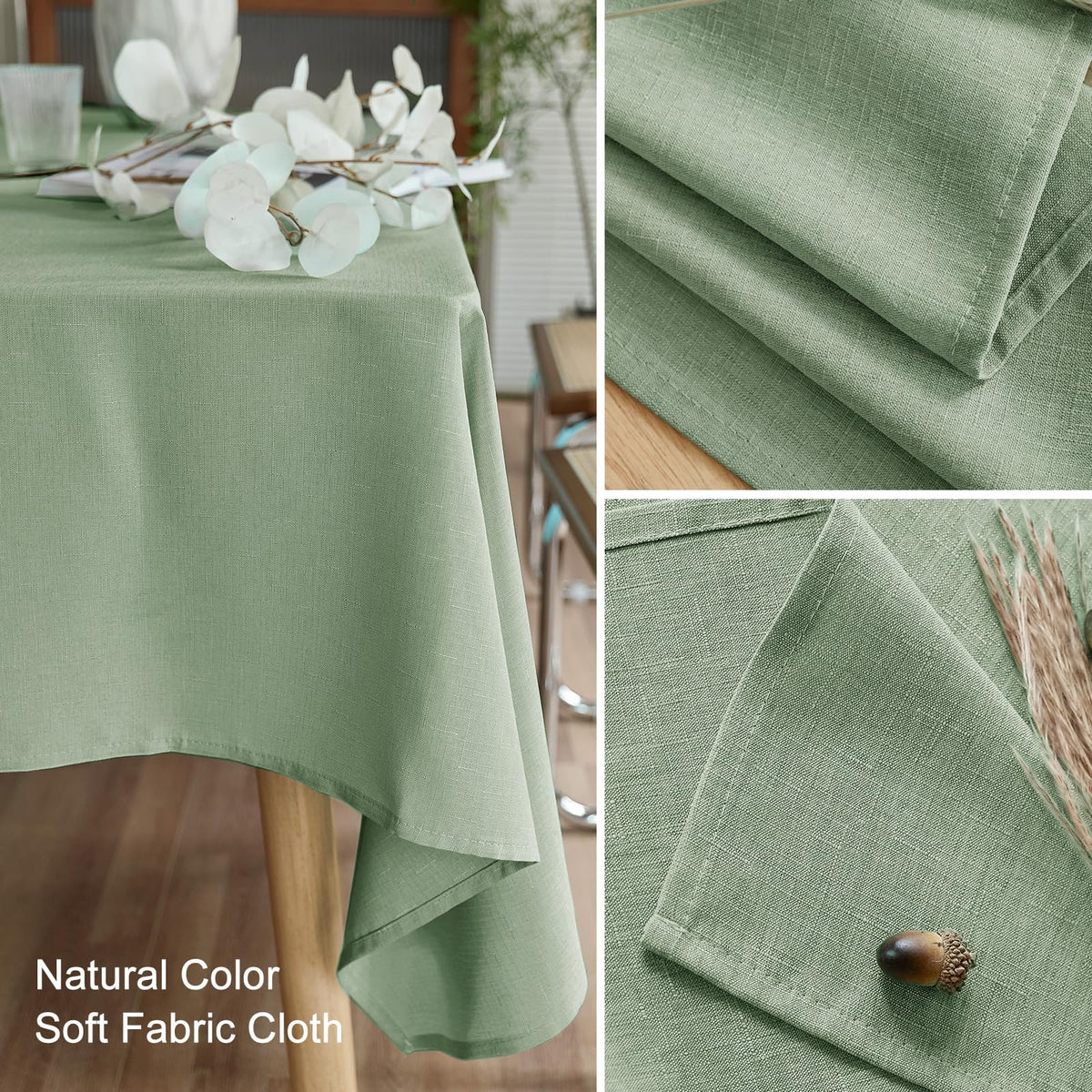 AUSSPVOCT Rectangular tablecloth available in multiple sizes for versatile dining