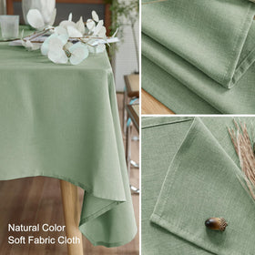 AUSSPVOCT Rectangular tablecloth available in multiple sizes for versatile dining