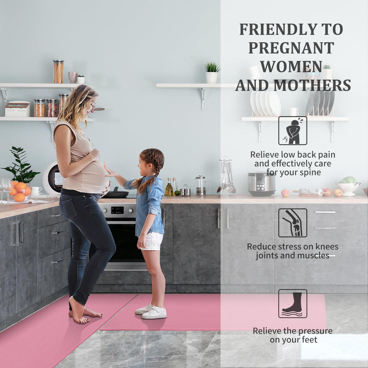 AUTODECO pink-red color option adds vibrant kitchen style.