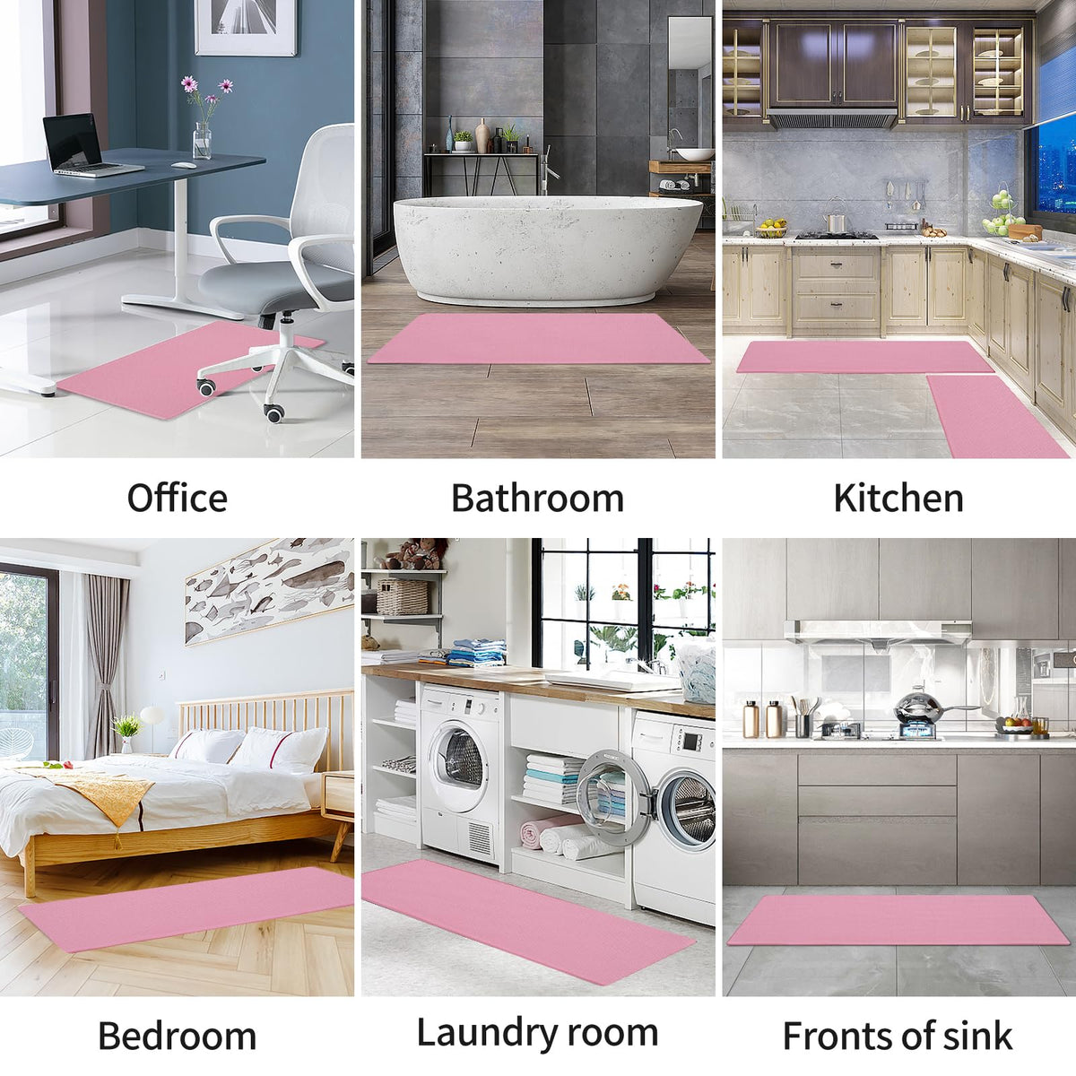 AUTODECO mat beside sink ideal for standing tasks.
