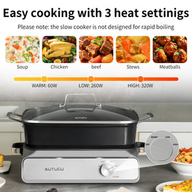 AUTUCU ceramic coating emphasizes nonstick, PFOA-free cooking with easy cleanup.
