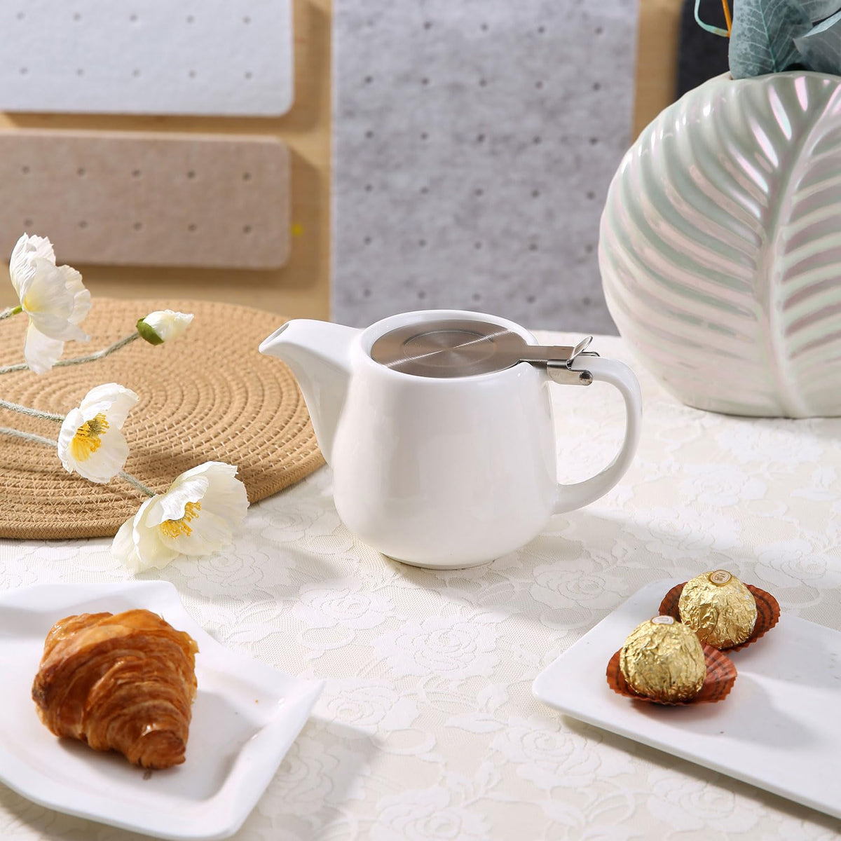 Auxmeware 500ml teapot perfect for two to three cups