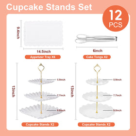 Auysbytdd rectangle serving tray ideal for fruits, snacks, and candy at gatherings.