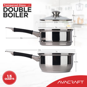 AVACRAFT five-layer bottom showcases heat diffusion for consistent cooking.