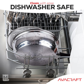 AVACRAFT egg poacher insert removed to reveal sauté pan option