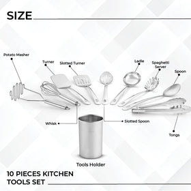 Avador stainless steel utensils close-up highlighting durable construction for daily use.