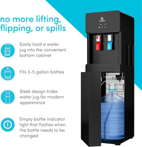 Avalon A6BLWTRCLRBLK hot water spout with safety lock for family use