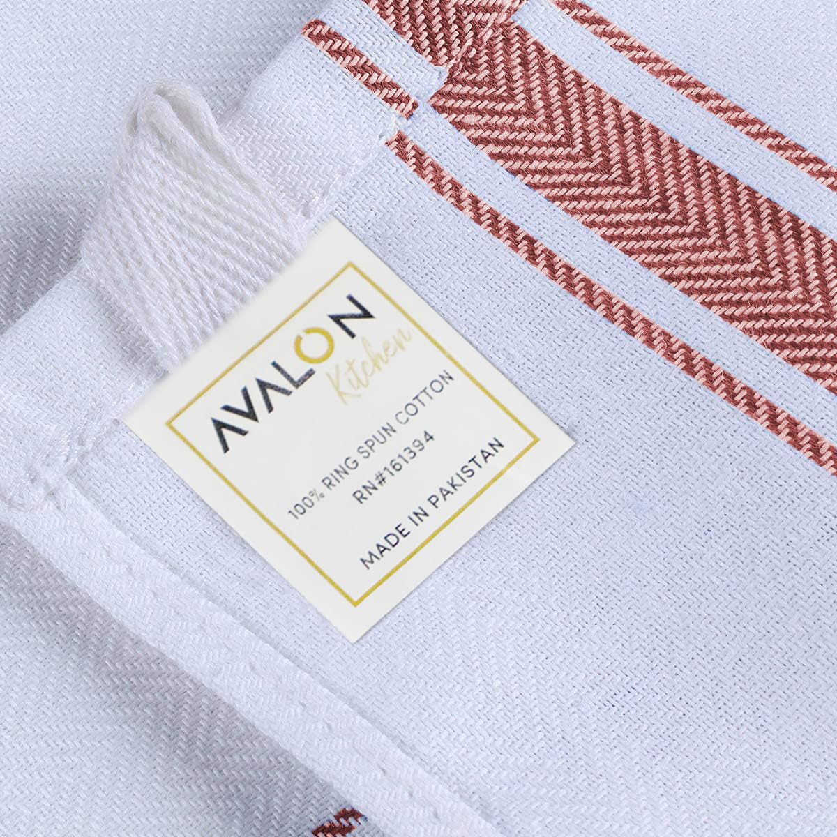 Avalon Kitchen easy care towels machine washable and low heat drying