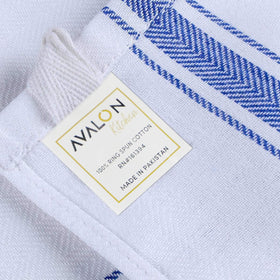 Avalon Kitchen dish towels machine-wash easy care for busy homes.