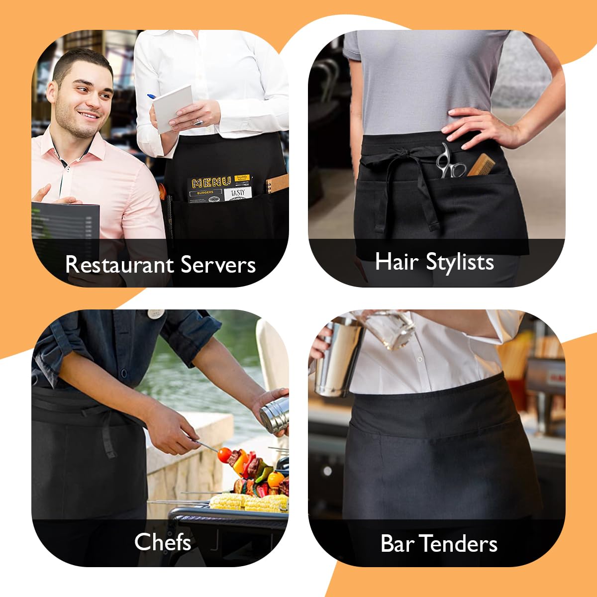 Avalon Kitchen durable polyester apron built for busy work environments