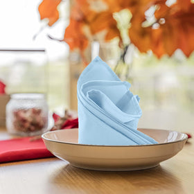 Washing and reuse test on Avalon Kitchen polyester napkins