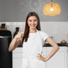 Avalon Kitchen durable washable apron, machine washable and long-lasting.