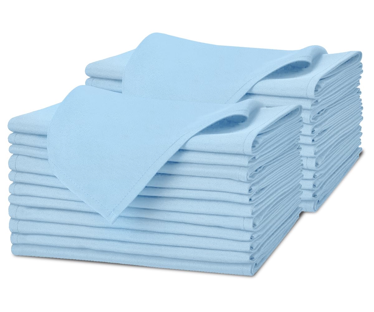 Avalon Kitchen light blue napkins pack of 24 for elegant gatherings
