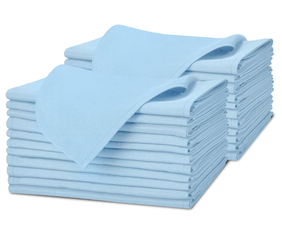 Avalon Kitchen light blue napkins pack of 24 for elegant gatherings