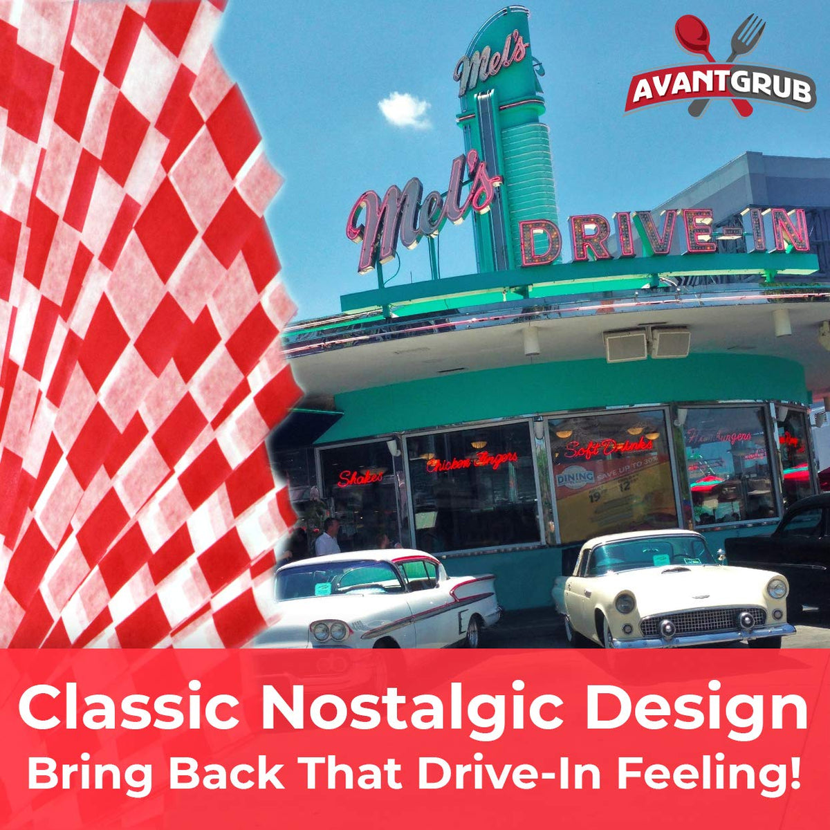 Avant Grub 15x15 deli sheets securely wrap oversized burgers.