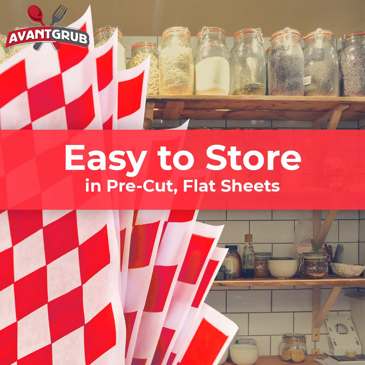 Avant Grub 300-sheet pack ready for high-volume kitchens.