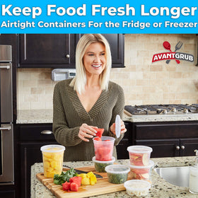 Avant Grub BPA-free plastic keeps foods safe and eco-friendly.
